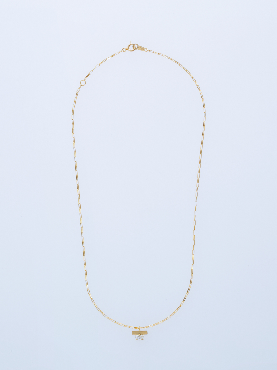 HALF MOON K18YG NECKLACE
