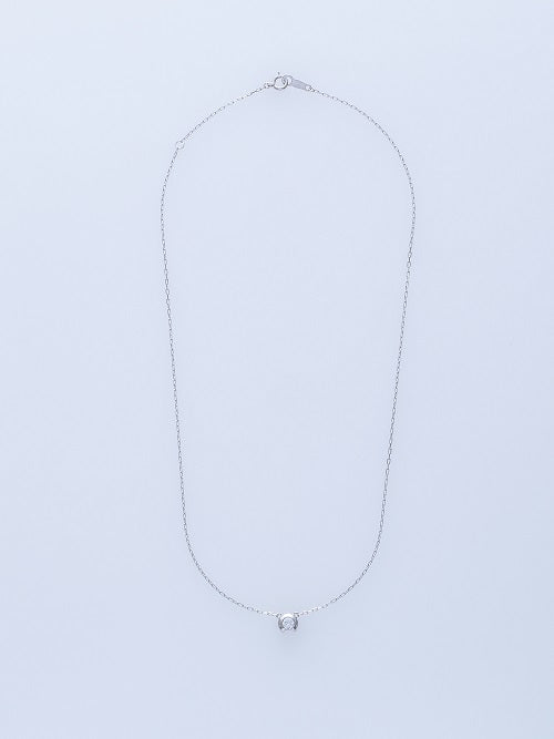 ベゼル K18YG 0.17CT ネックレス