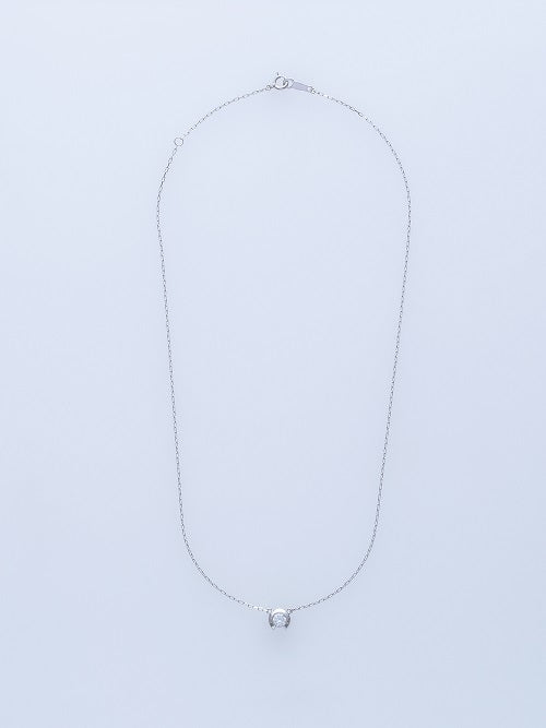 ベゼル K18YG 0.23CT ネックレス