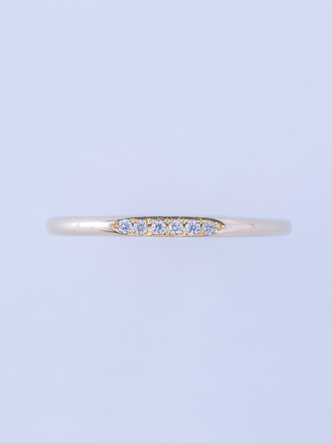 SURFACE MELEE DIAMOND MIRROR SLIM RING