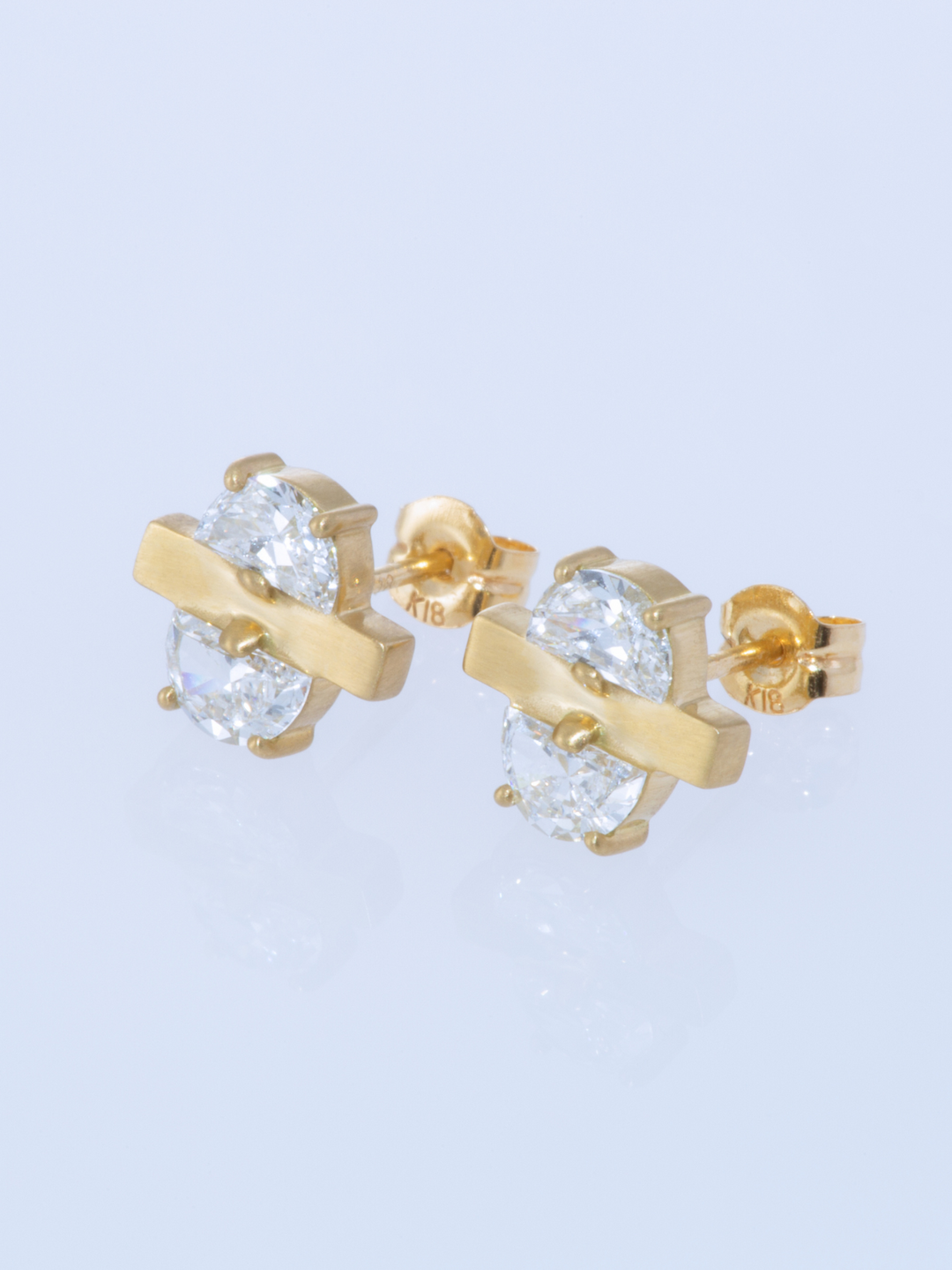 FULL MOON PIERCED EARRINGS