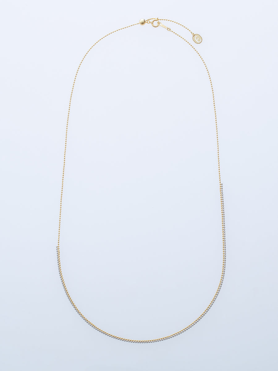 PIXEL DOUBLE CHAIN NECKLACE