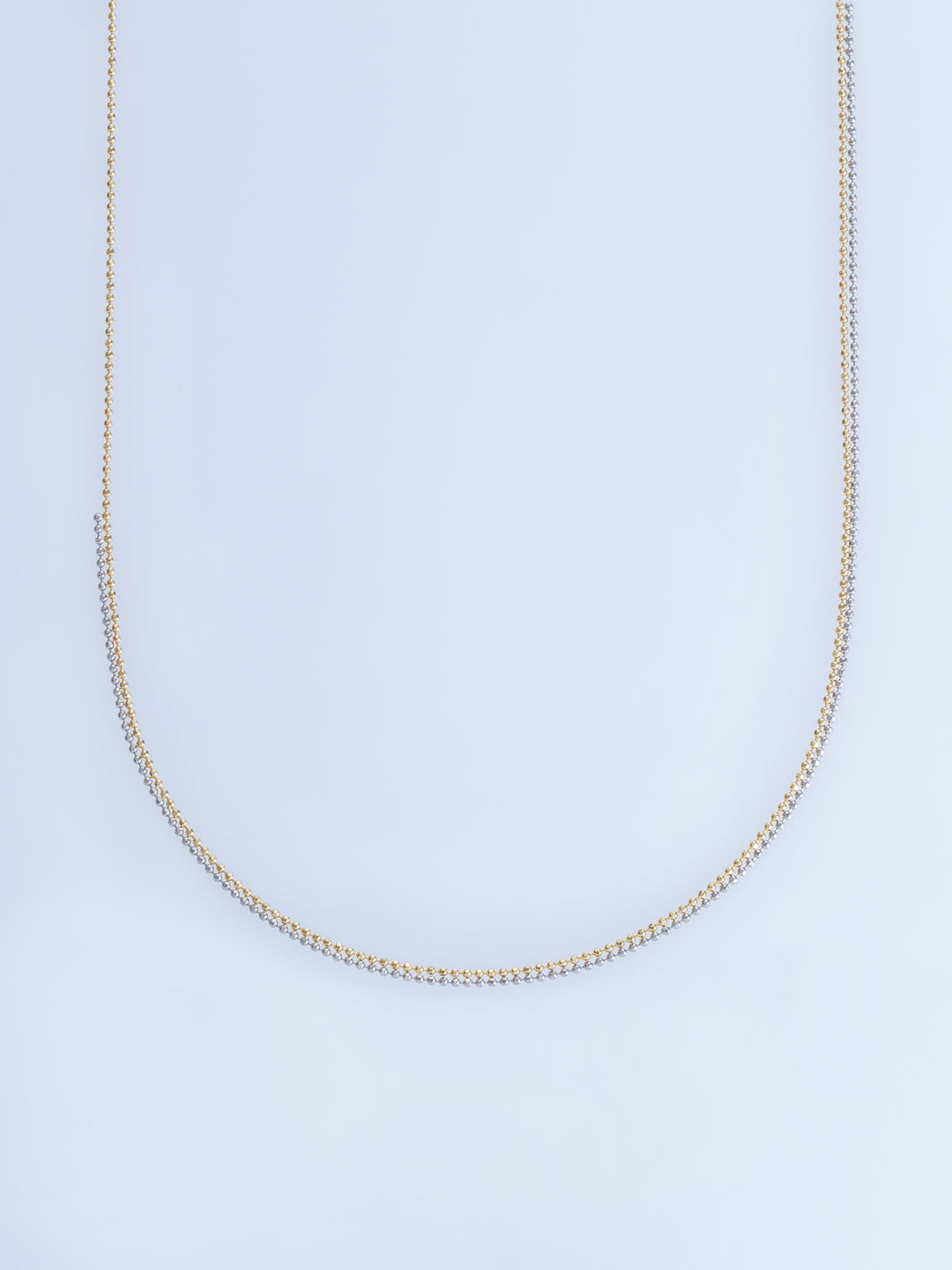 PIXEL DOUBLE CHAIN NECKLACE