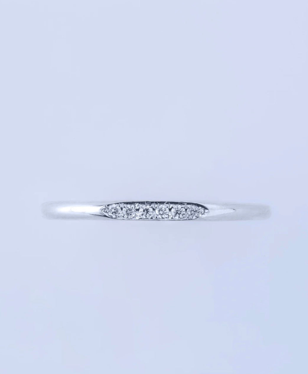 SURFACE MELEE DIAMOND MIRROR SLIM RING