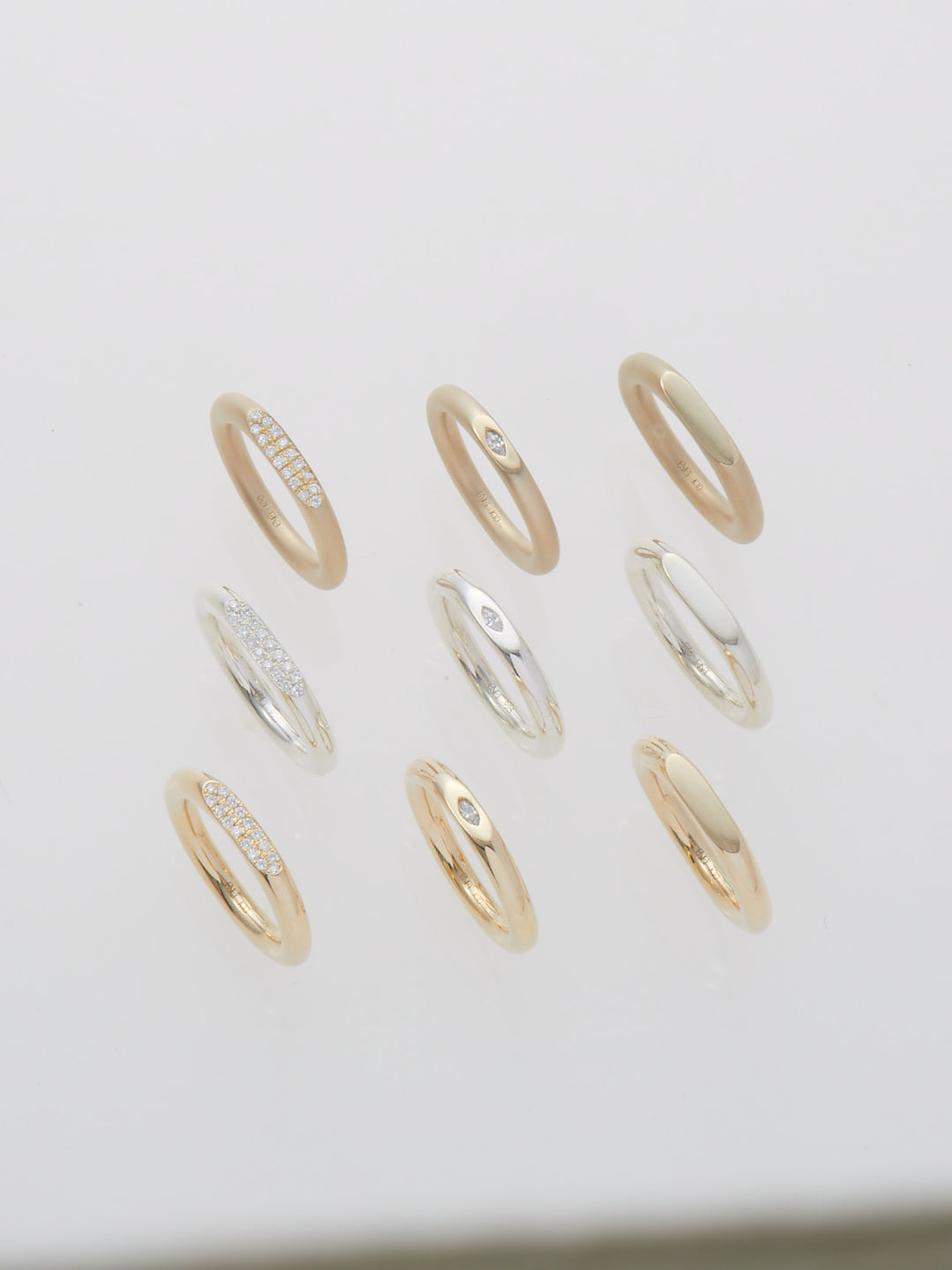 SURFACE K10YG MATTE RING