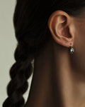 KESHI PEARL 10KYG STUD PIERCED EARRINGS / BLACK
