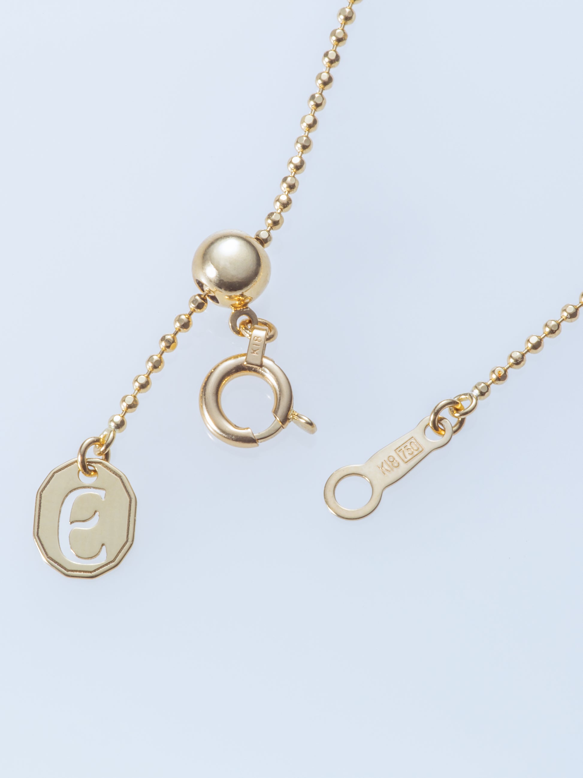 PIXEL 0.12CT PEAR CHAIN NECKLACE