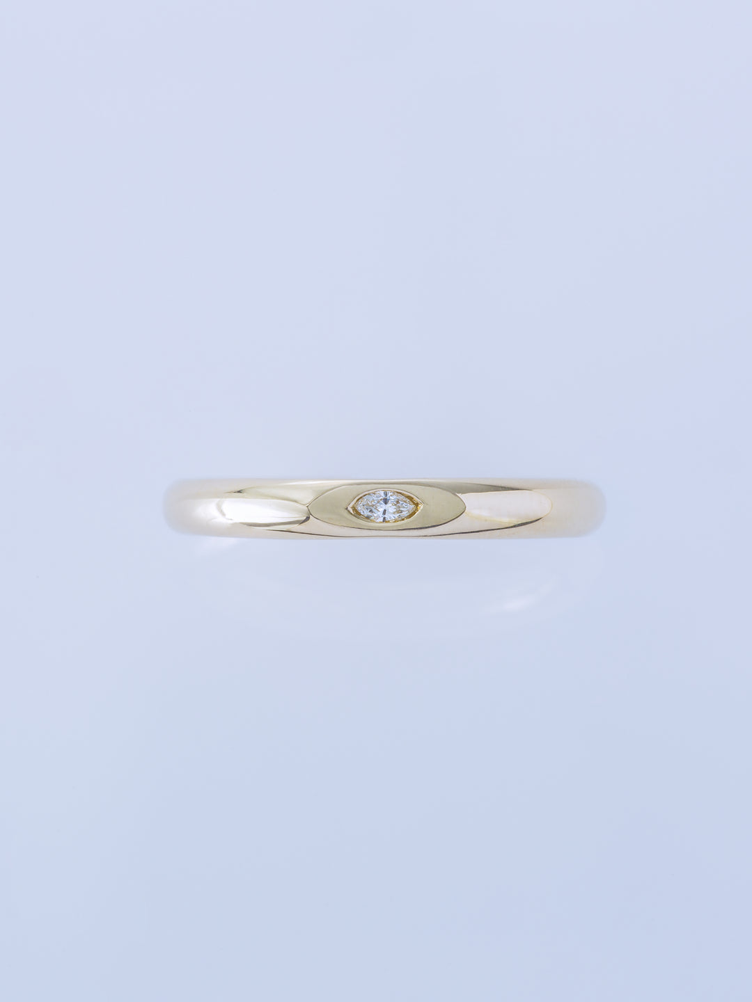 SURFACE K10YG MARQUISE DIAMOND MIRROR RING