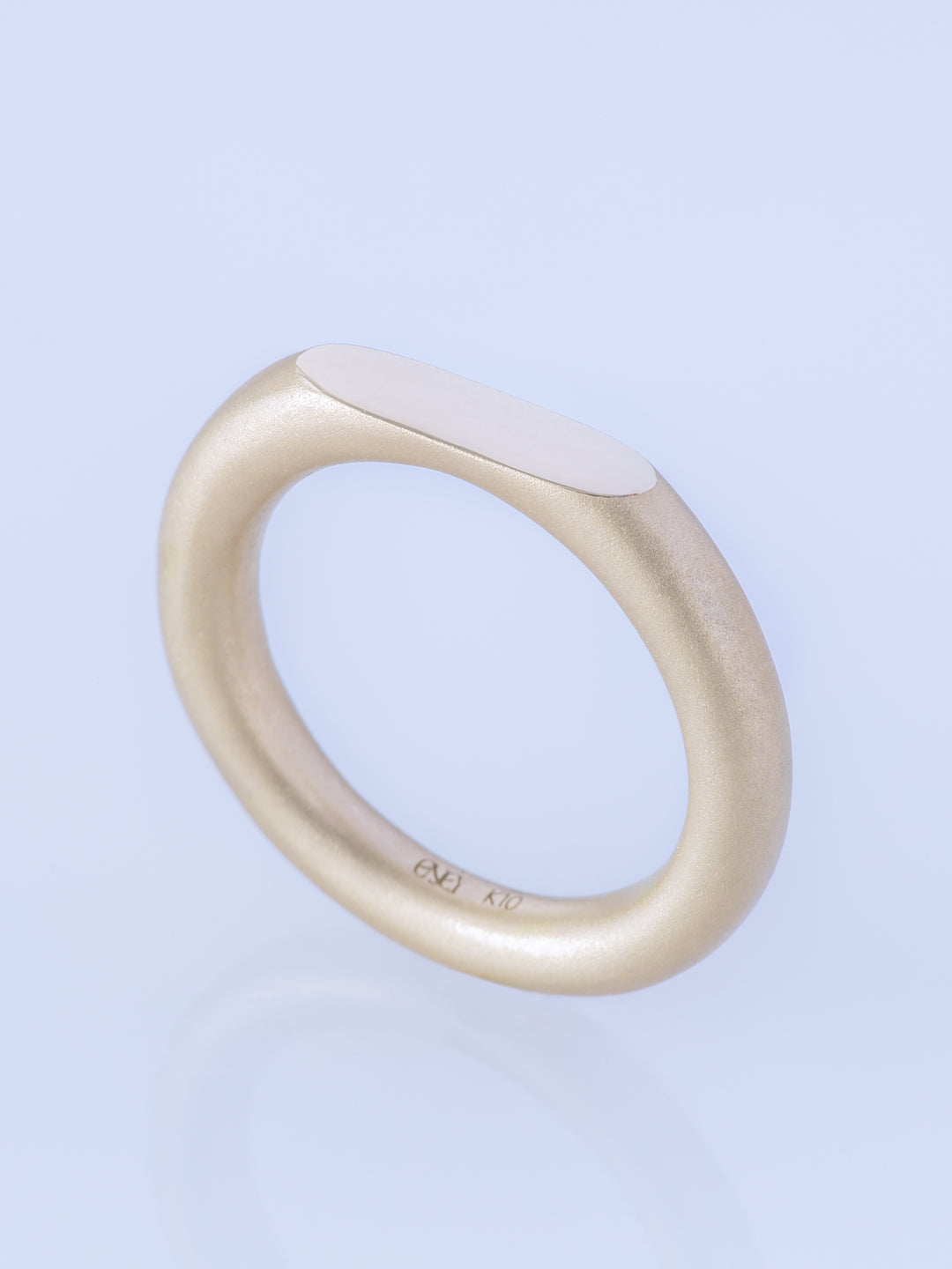 SURFACE K10YG MATTE RING