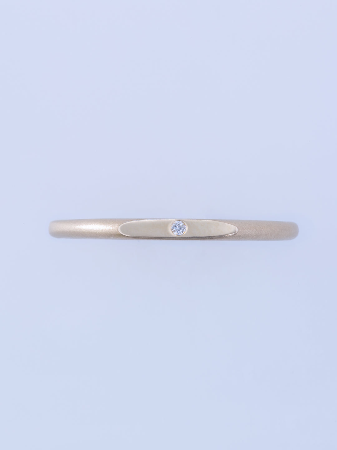 SURFACE K10YG POINT MATTE SLIM RING