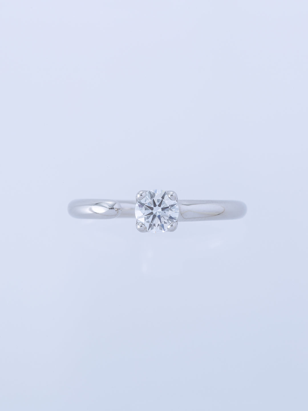 ONE PT900 0.5CT ROUND RING