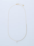PIXEL 0.12CT PEAR CHAIN NECKLACE