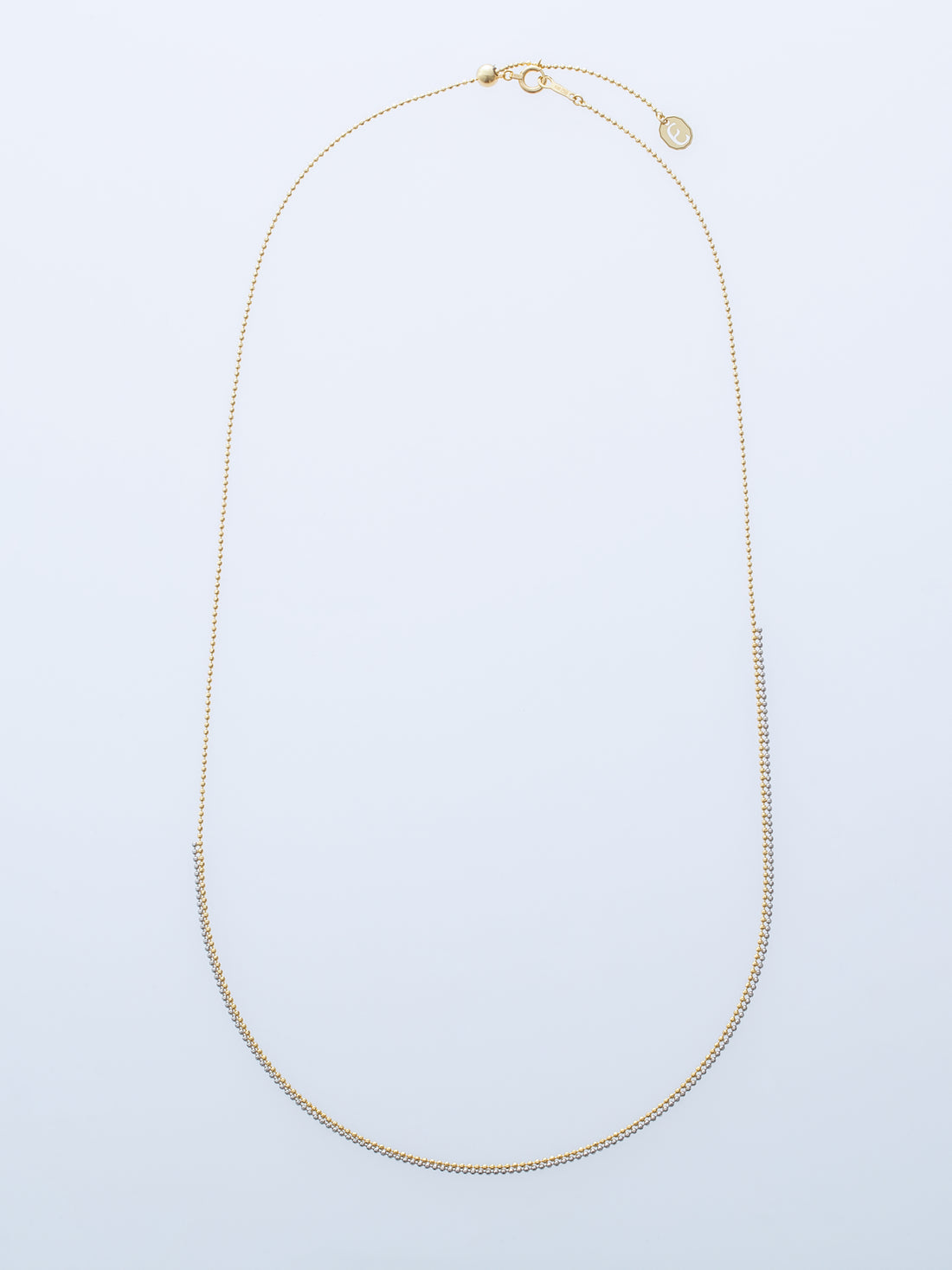 PIXEL DOUBLE CHAIN NECKLACE