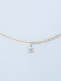 PIXEL 0.23CT ROUND CHAIN NECKLACE