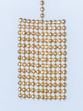 PIXEL  CHAIN PIERCED EARRINGS