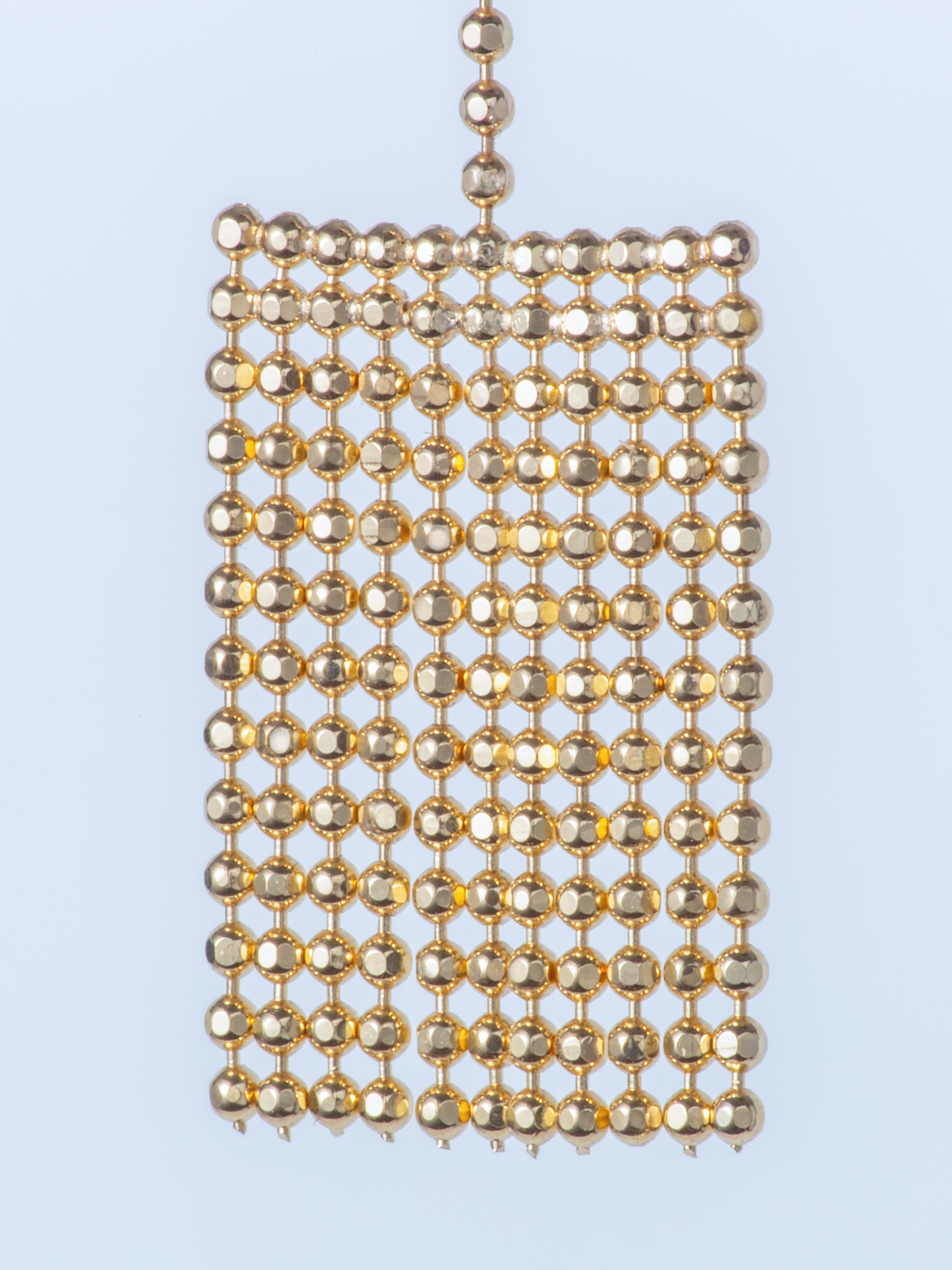 PIXEL  CHAIN PIERCED EARRINGS