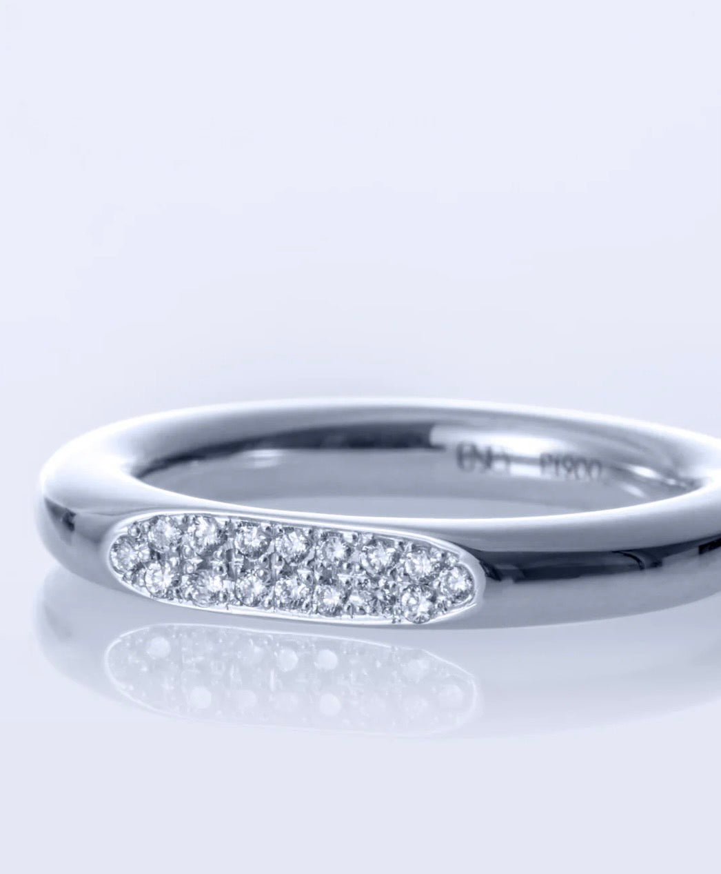 SURFACE MELEE DIAMOND MIRROR RING