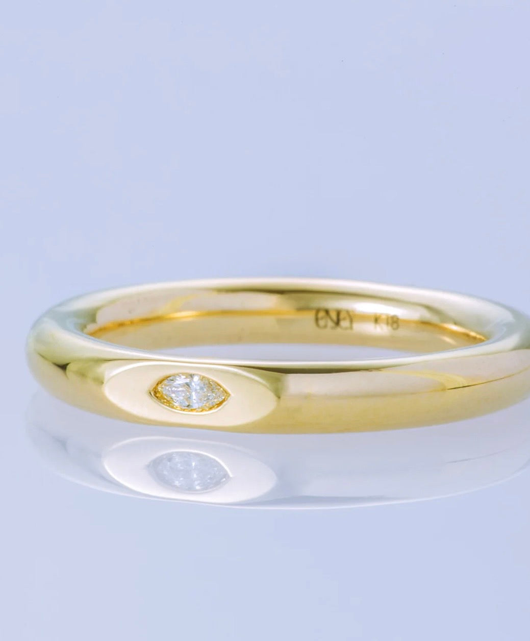 SURFACE MARQUISE DIAMOND MIRROR RING