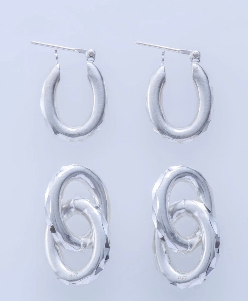 PIXEL VERTICAL SYMMETRY RING DUO